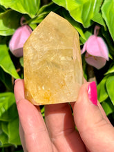 Load image into Gallery viewer, Golden Healer Quartz|Yellow Hematoid Quartz|Crystals from Brazil|Points and Towers|Ethically Sourced Crystals|Crystal Healing
