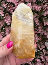 Load image into Gallery viewer, Golden Healer Quartz|Yellow Hematoid Quartz|Crystals from Brazil|Points and Towers|Ethically Sourced Crystals|Crystal Healing
