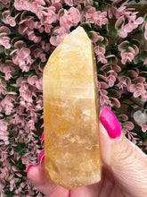 Load image into Gallery viewer, Golden Healer Quartz|Yellow Hematoid Quartz|Crystals from Brazil|Points and Towers|Ethically Sourced Crystals|Crystal Healing
