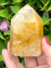 Load image into Gallery viewer, Golden Healer Quartz|Yellow Hematoid Quartz|Crystals from Brazil|Points and Towers|Ethically Sourced Crystals|Crystal Healing
