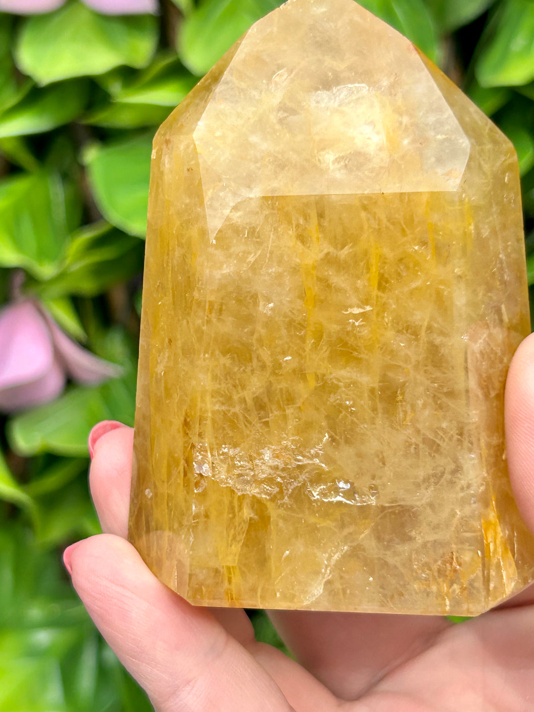 Golden Healer Quartz|Yellow Hematoid Quartz|Crystals from Brazil|Points and Towers|Ethically Sourced Crystals|Crystal Healing