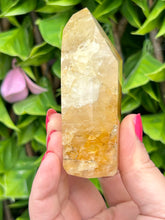 Load image into Gallery viewer, Golden Healer Quartz|Yellow Hematoid Quartz|Crystals from Brazil|Points and Towers|Ethically Sourced Crystals|Crystal Healing
