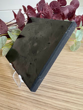 Load image into Gallery viewer, Shungite Tile|Coaster|Shungite Crystal|Healing Crystals|EMF Protection|Crystal Gifts|Ethically Sourced
