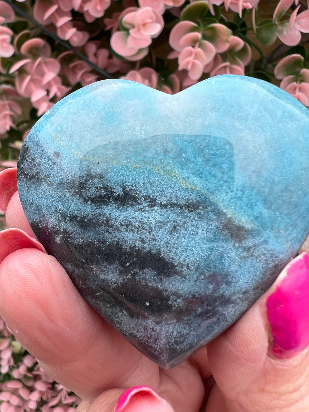 Trolleite Heart from Brazil|Heart Carving|Crystals from Brazil|Ethically Sourced|Trolleite Gemstone|Manifestation|Growth|Crystal Healing