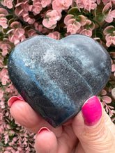 Load image into Gallery viewer, Trolleite Heart from Brazil|Heart Carving|Crystals from Brazil|Ethically Sourced|Trolleite Gemstone|Manifestation|Growth|Crystal Healing
