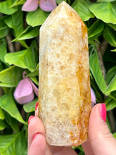 Load image into Gallery viewer, Golden Healer Tower from Brazil|manifest|aligns chakras|crystal healing|ethically sourced|gifts
