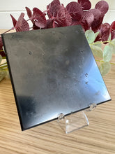 Load image into Gallery viewer, Shungite Tile|Coaster|Shungite Crystal|Healing Crystals|EMF Protection|Crystal Gifts|Ethically Sourced
