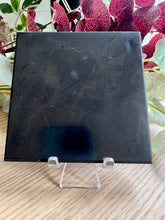 Load image into Gallery viewer, Shungite Tile|Coaster|Shungite Crystal|Healing Crystals|EMF Protection|Crystal Gifts|Ethically Sourced
