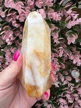 Load image into Gallery viewer, Golden Healer Quartz|Yellow Hematoid Quartz|Crystals from Brazil|Points and Towers|Ethically Sourced Crystals|Crystal Healing
