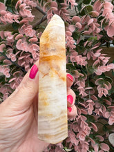 Load image into Gallery viewer, Golden Healer Quartz|Yellow Hematoid Quartz|Crystals from Brazil|Points and Towers|Ethically Sourced Crystals|Crystal Healing
