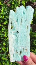 Load and play video in Gallery viewer, Blue Aragonite Slice
