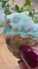 Load and play video in Gallery viewer, Rare Druzy Chrysocolla
