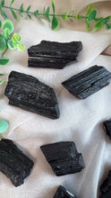 Load and play video in Gallery viewer, Natural Black Tourmaline Chunks|Schorl
