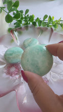 Load and play video in Gallery viewer, Blue Aragonite Discs|Pocket Stones
