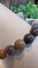 Load and play video in Gallery viewer, Ocean Jasper 7/8mm Stretch Beaded Bracelet
