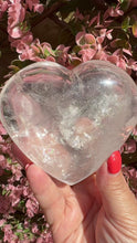 Load and play video in Gallery viewer, Clear Quartz Heart
