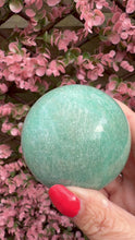 Load and play video in Gallery viewer, Amazonite Sphere 6.5cm
