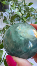 Load and play video in Gallery viewer, Blue Fluorite Sphere 5cm
