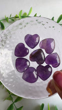 Load and play video in Gallery viewer, Amethyst Heart|Mini Carving
