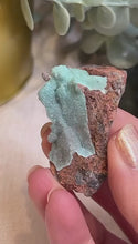 Load and play video in Gallery viewer, Druzy Chrysocolla|Raw Crystal|Consciously Sourced|Druzy
