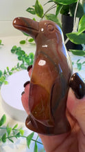 Load and play video in Gallery viewer, Polychrome Jasper Penguin (Paul)

