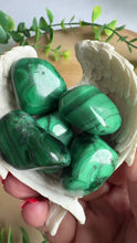 Load and play video in Gallery viewer, Malachite Tumble Stone
