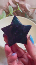 Load and play video in Gallery viewer, Lepidolite Stars|Consciously Sourced|Crystal Carving
