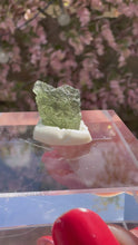 Load and play video in Gallery viewer, Moldavite Piece from Chlum, Czech Republic
