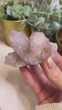 Load and play video in Gallery viewer, Spirit Quartz with Ametrine|Raw Crystal|Consciously Sourced|Crytal Cluster
