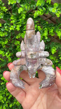 Load and play video in Gallery viewer, Hand Carved Ocean Jasper Scorpion
