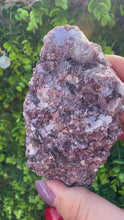 Load and play video in Gallery viewer, Raw Lepidolite from Brazil|Purple Mica|Natural Lepidolite|Lepidolite Rough|Consciously Sourced
