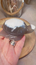 Load and play video in Gallery viewer, Orca Agate Turtle Carving|Natural Orca Agate|Crystal Carving|Consciously Sourced Crystals
