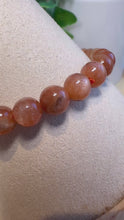 Load and play video in Gallery viewer, Sunstone 6mm Stretch Beaded Bracelet
