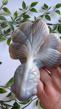 Load and play video in Gallery viewer, Stunning Banded Agate Hand Carved Fish

