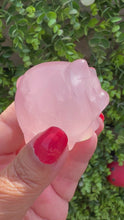 Load and play video in Gallery viewer, Rose Quartz Pig Carving
