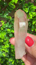 Load and play video in Gallery viewer, Natural Pink Lemurian Quartz on Custom Stand
