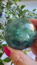 Load and play video in Gallery viewer, Blue Fluorite Sphere 4.5cm
