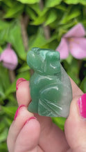 Load and play video in Gallery viewer, Green Aventurine Dog Carving|Ethically Sourced|Lucky|Carvings
