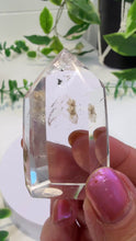 Load and play video in Gallery viewer, Clear Quartz Point from Madagascar with Inclusions
