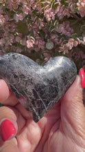 Load and play video in Gallery viewer, Hypersthene Heart with Stand
