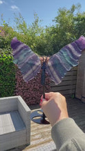 Load and play video in Gallery viewer, Rainbow Fluorite Butterfly Wings|Home Decor|Crystal Decor|Gift
