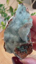 Load and play video in Gallery viewer, Rare Druzy Chrysocolla
