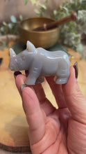 Load and play video in Gallery viewer, Agate Rhino|Crystal Carving|Consciously Sourced
