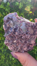 Load and play video in Gallery viewer, Raw Lepidolite from Brazil|Purple Mica|Natural Lepidolite|Lepidolite Rough|Consciously Sourced
