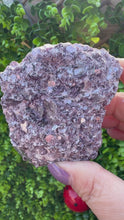 Load and play video in Gallery viewer, Raw Lepidolite from Brazil|Purple Mica|Natural Lepidolite|Lepidolite Rough|Consciously Sourced
