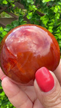 Load and play video in Gallery viewer, Carnelian Sphere 6.2cm from Madagascar
