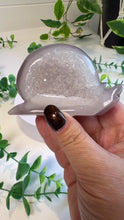 Load and play video in Gallery viewer, Druzy Agate Snail Carving (Jean)
