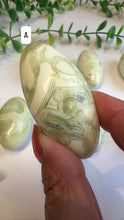Load and play video in Gallery viewer, Green Maligano Jasper Shiva Lingam from Indonesia
