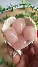 Load and play video in Gallery viewer, Rose Quartz Tumble Stone
