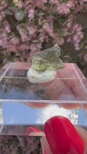 Load and play video in Gallery viewer, Moldavite Piece from Chlum, Czech Republic

